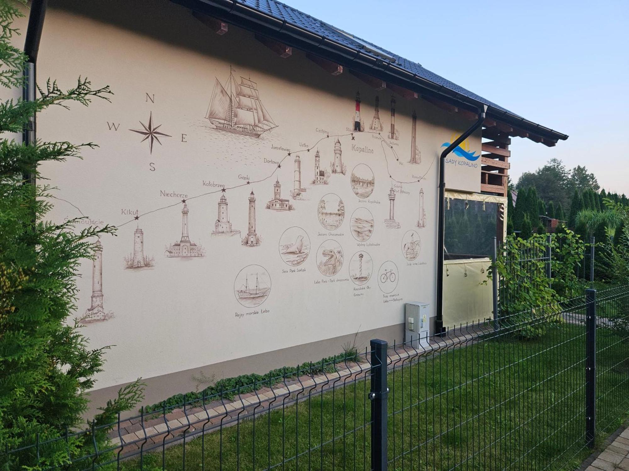 Osada Cztery Pory Roku - Dom Jesien Villa Kopalino Kültér fotó